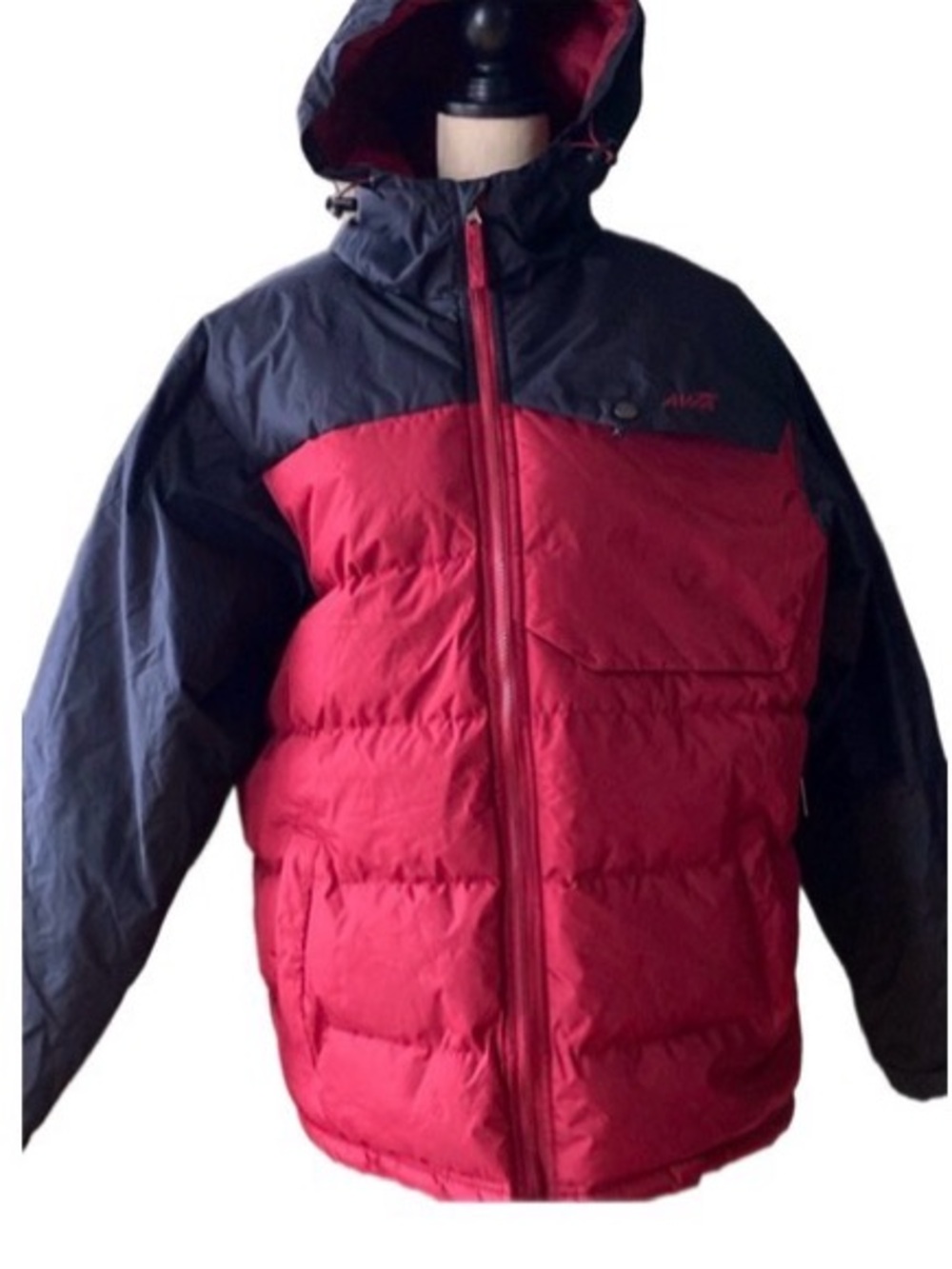 Avis men’s Sz L color block waterproof hooded casual sports puffer jacket